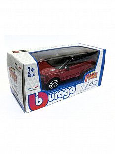 Машинка Bburago 1:43 Land Rover LRX Concept (18-30000/18-30214) red