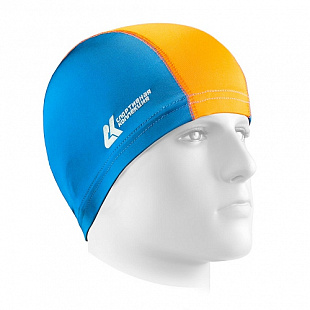 Шапочка для плавания СК (Спортивная коллекция) Д-064 bluish/orange