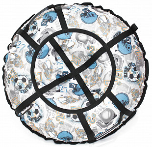 Тюбинг Triumf Active Люкс Pro Регби 105см во4368-2 grey/blue