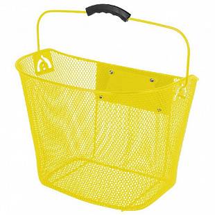 Велокорзина на руль M-Wave 35х25х25/22 см 25,4/31,8 мм 5-431716 yellow