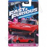 Машинка Hot Wheels Fast & Furious Custom Corvette Stingray Coupe 5/5 (HNR88 HRW40)