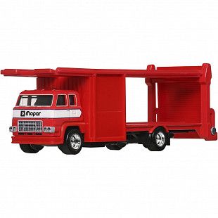 Машинка Hot Wheels Premium Team Transport '73 Plymouth Duster & Second Story Lorry (FLF56 JBM38)