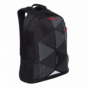Рюкзак городской GRIZZLY RQ-011-3 /4 black/grey