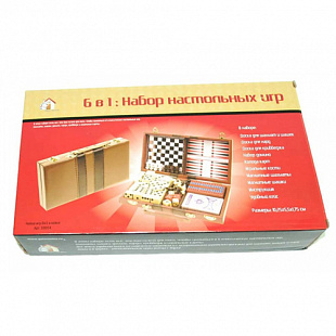 Шахматы 6 в 1 Zez Sport 10054 (магнитные)