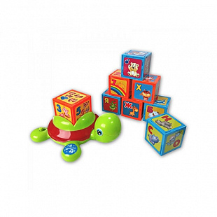 Музыкальная игрушка Азбукварик Черепашка Умняшка с кубиками AZ-2244