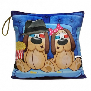 Подушка Мальвина Собачки киноманы 30.51.1