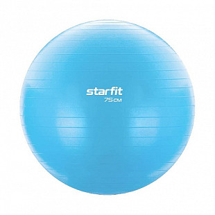Мяч гимнастический, для фитнеса (фитбол) Starfit GB-104 75 см lightn blue антивзрыв