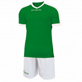 Футбольная форма Givova Revolution KITC59 green/white