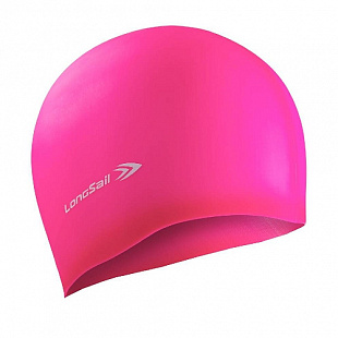 Шапочка для плавания LongSail силикон pink