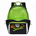 Рюкзак школьный GRIZZLY RB-151-3 /1 black/light green