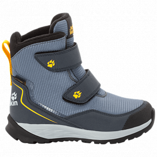 Ботинки детские Jack Wolfskin Polar Bear Texapore High Vc K pebble grey / burly yellow XT