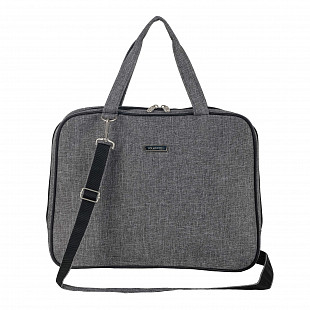 Сумка-папка Polar П7119 black/grey