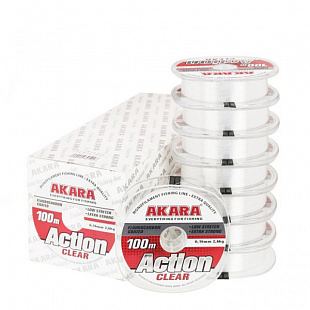 Леска Akara Action Clear прозрачная 100 м