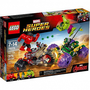Конструктор LEGO Super Heroes Халк против Красного Халка 76078