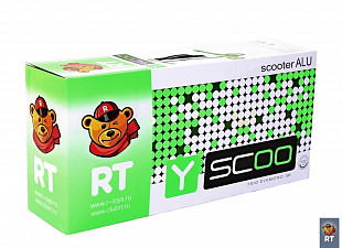 Самокат Y-Scoo Rt Trio Diamond 120 Kaleidoscope black/white