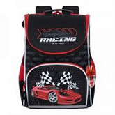 Рюкзак школьный GRIZZLY RAm-085-6 /2 black/red