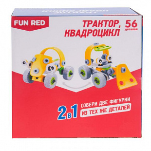 Конструктор гибкий Fun Red Транспорт 2 в 1 FRCF004