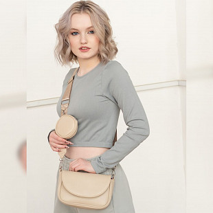 Сумка женская Ors Oro OMS-0176 beige