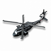 Игрушка Maisto Военная авиатехника UH-60A (15353) black hawk