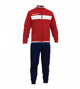 Спортивный костюм на байке Givova Drops Uomo Lf11 red/blue