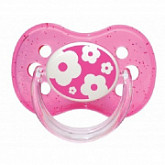 Пустышка Canpol babies Силиконовая Круглая Природа 0-6 мес 22/410 Pink