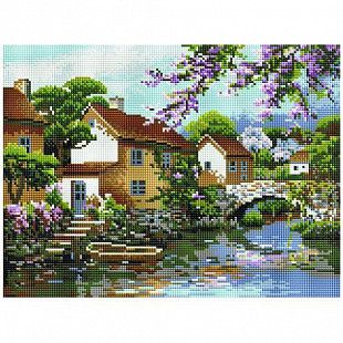 Алмазная мозаика Picasso "Цветущий причал" PD3040005