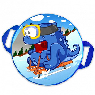 Ледянка мягкая Combosport Дракон на санках d45 см