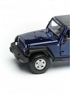 Коллекционная машина Bburago Jeep Wrangler Unlimited Rubicon (18-43012) blue