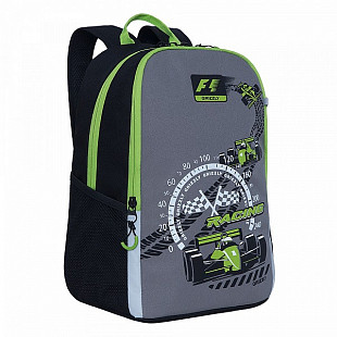 Рюкзак школьный GRIZZLY RB-151-4 /2 light green