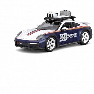 Машинка Bburago 1:24 Porsche 911 Dakar (18-28029) Blue 953 Roughroads