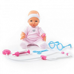 Пупс Полесье Забавный + набор Доктор 78315