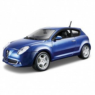 Машинка Bburago 1:24 Alfa Romeo MiTO (18-22113) blue