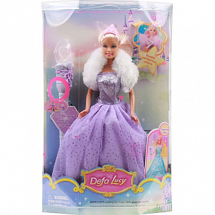 Кукла Defa с аксессуарами 8003 purple