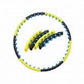 Хула-хуп WH-004 yellow/black/blue