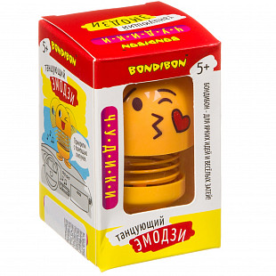 Игрушка Bondibon Чудики Танцующий на пружинке Эмодзи-воздушный поцелуй ВВ4136