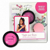 Цветная Пудра Lucky для волос и спонж Т11917 Fuchsia