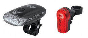 Свет передний и задний Force Fame 45405