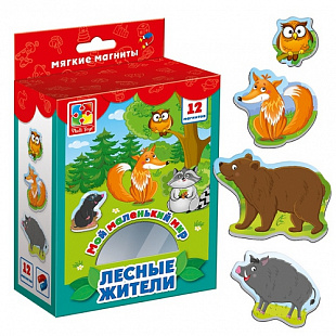 Коллекция магнитов Vladi Toys Мой маленький мир Лесные жители VT3106-06