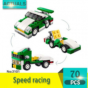 Конструктор Decool Машинка 3 в 1 3101