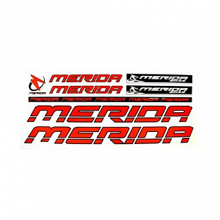 Комплект наклеек Merida red