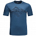 Футболка мужская Jack Wolfskin Crosstrail Graphic T M indigo blue