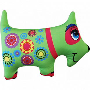 Мягкая игрушка Мнушки Собака зеленая Аи02жив12