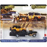Машинка Hot Wheels Premium Team Transport Toyota FJ Cruiser & Horizon Hauler (FLF56 JBM33)