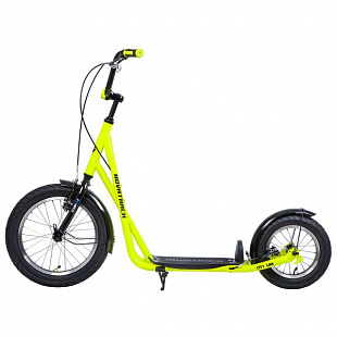 Самокат внедорожный Novatrack City Line Neon Green 16/12" 16STAMPN1CL.LM8