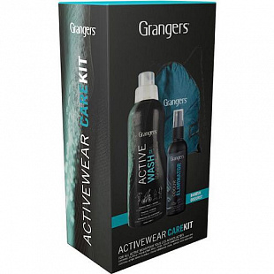 Набор для стирки Grangers Active Wash Odour Eliminator and Activewear Kit Bag 750 + 100