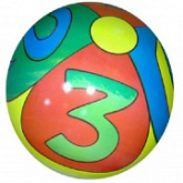 Мяч Mondo Алфавит Числа в ассортименте 06/394-A/-N 23 см