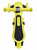 Самокат-беговел Black Aqua MG023 светящиеся колеса lemon