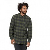 Рубашка мужская Jack Wolfskin Red River Shirt woodland green checks