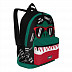 Городской рюкзак GRIZZLY RQ-007-7 /1 black/green/red