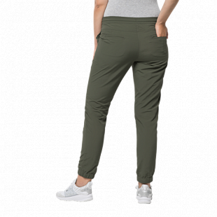 Брюки женские Jack Wolfskin Kalahari Cuffed Pants Women woodland green